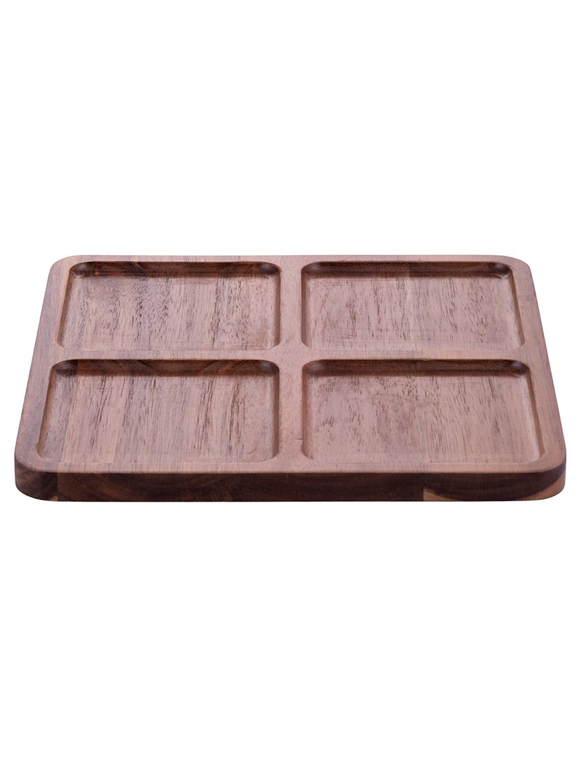 Bandeja WOODY com 4 Divisórias