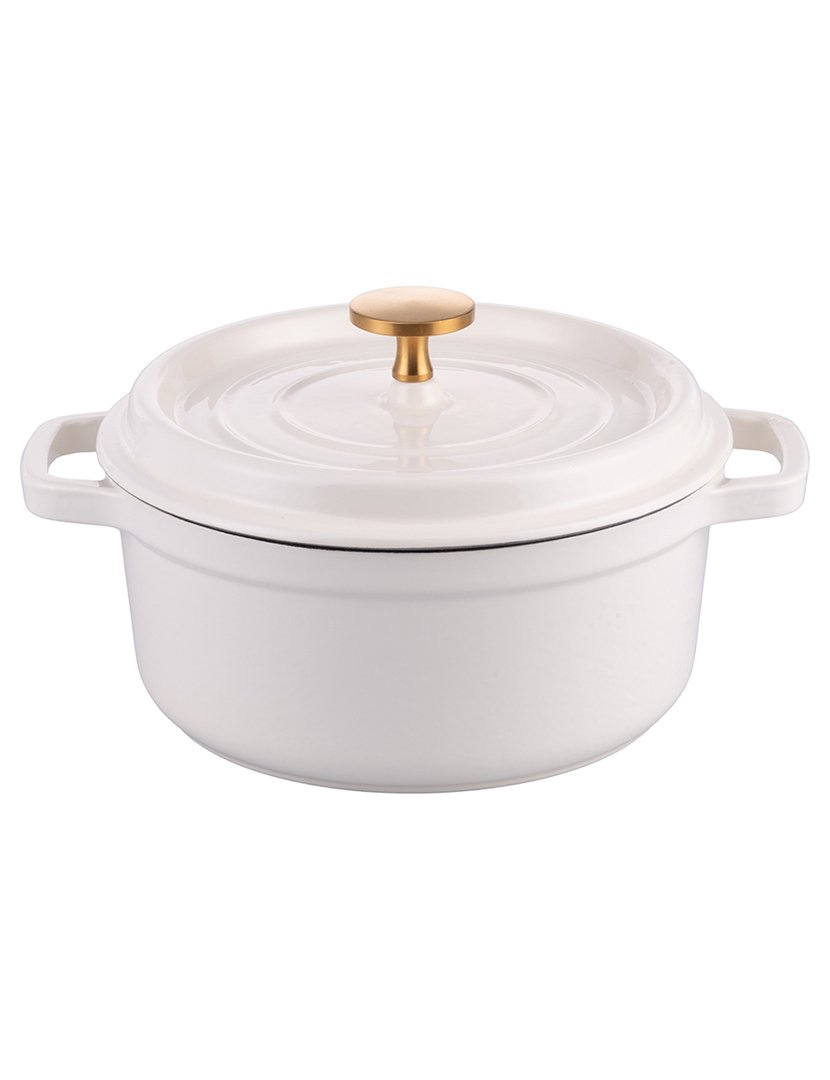 Caçarola RADICI de Ferro Fundido Branco