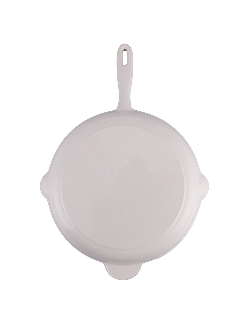 Frigideira de Ferro Fundido 26,5cm Branco