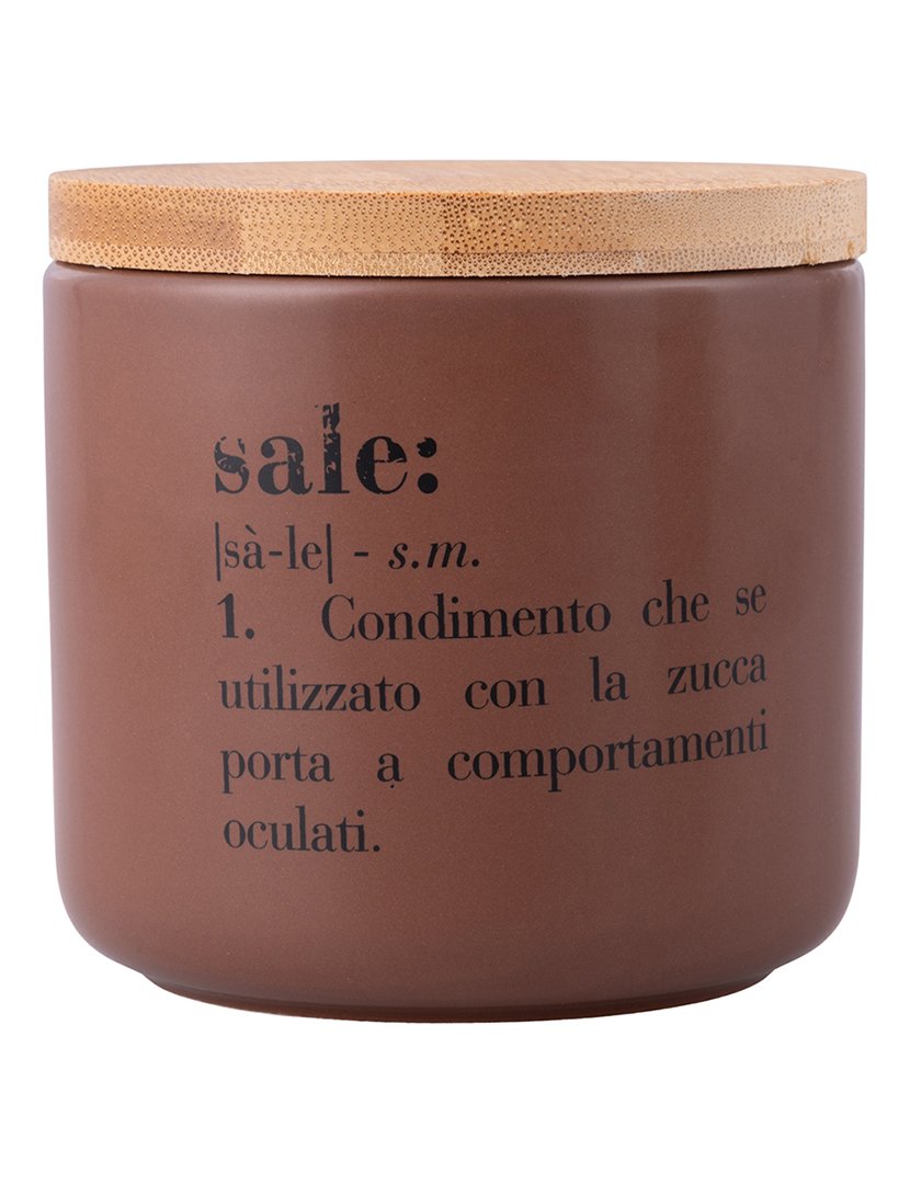 Conjunto de 3 Frascos VICTIONARY - Sal, Açúcar e Café 500ml Castanho