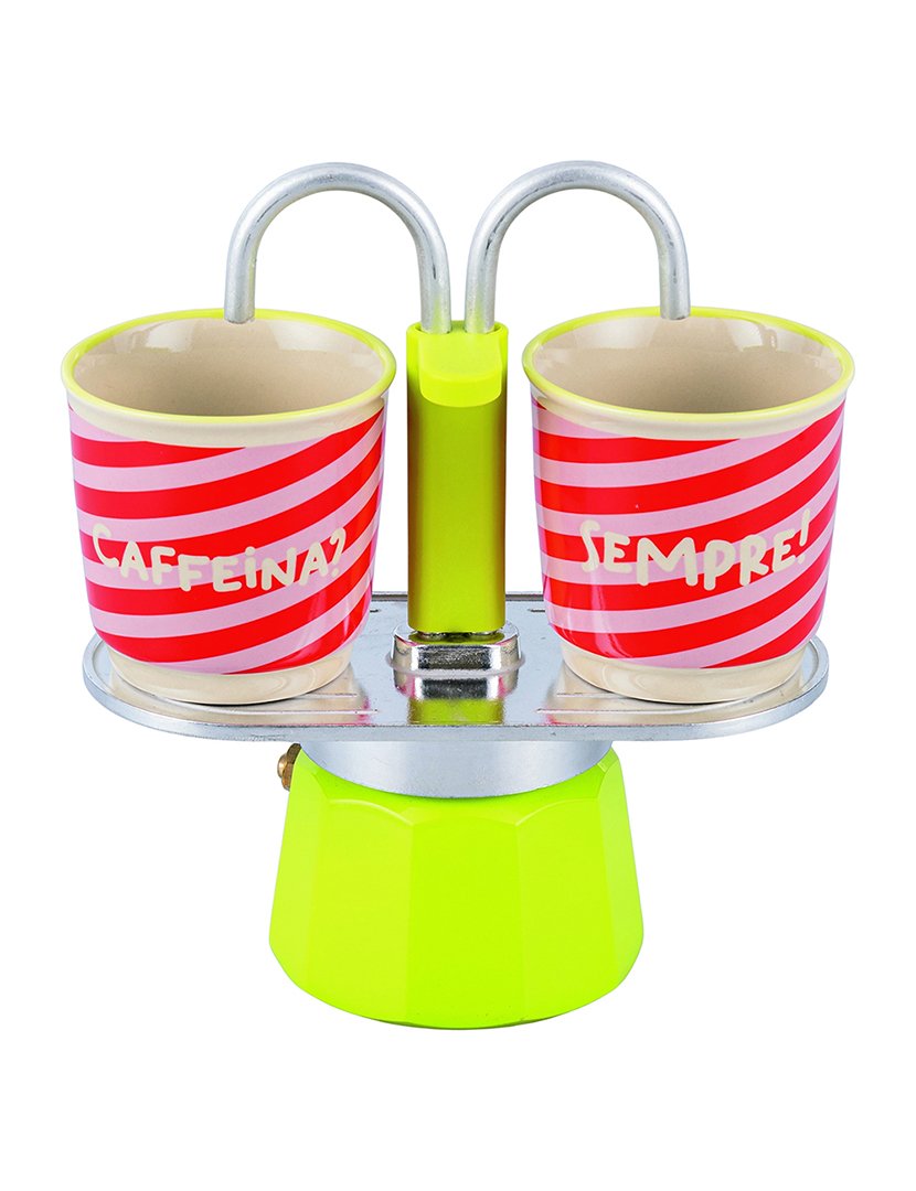 Conjunto de Cafeteira MORE AMOR + 2 Chávenas