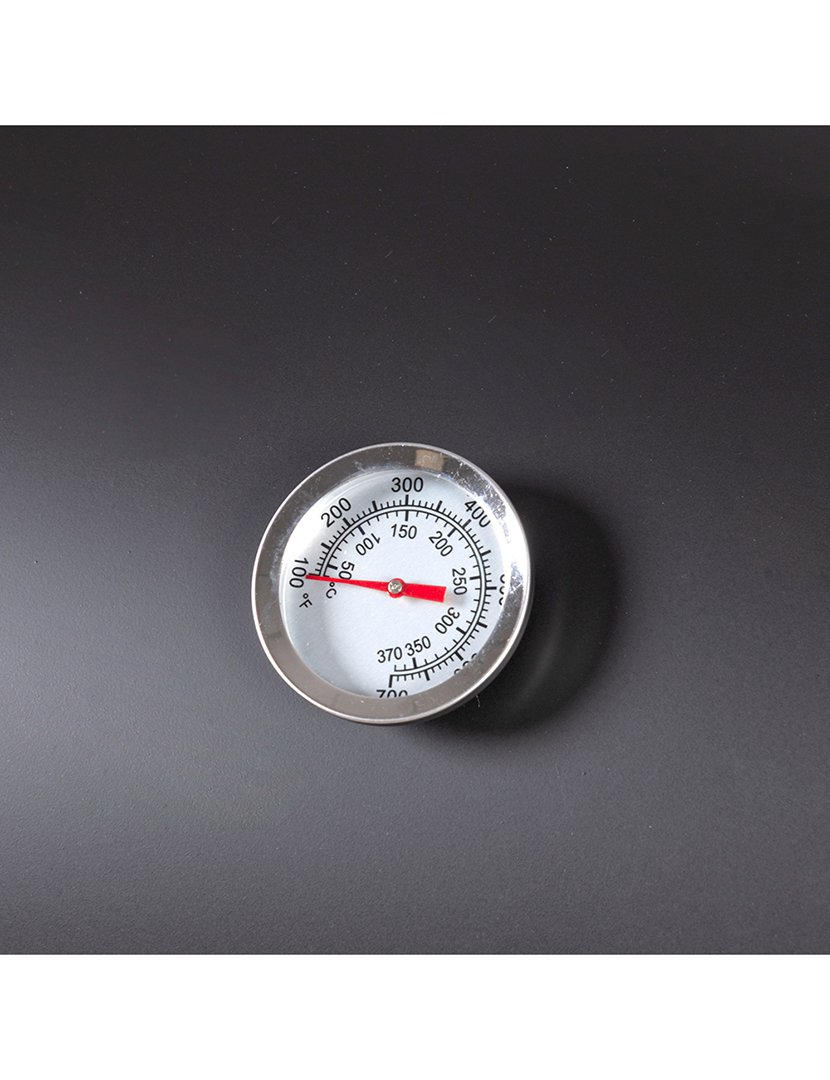 Barbacue Retangular Preto com Rodas e Tampa 108x100cm