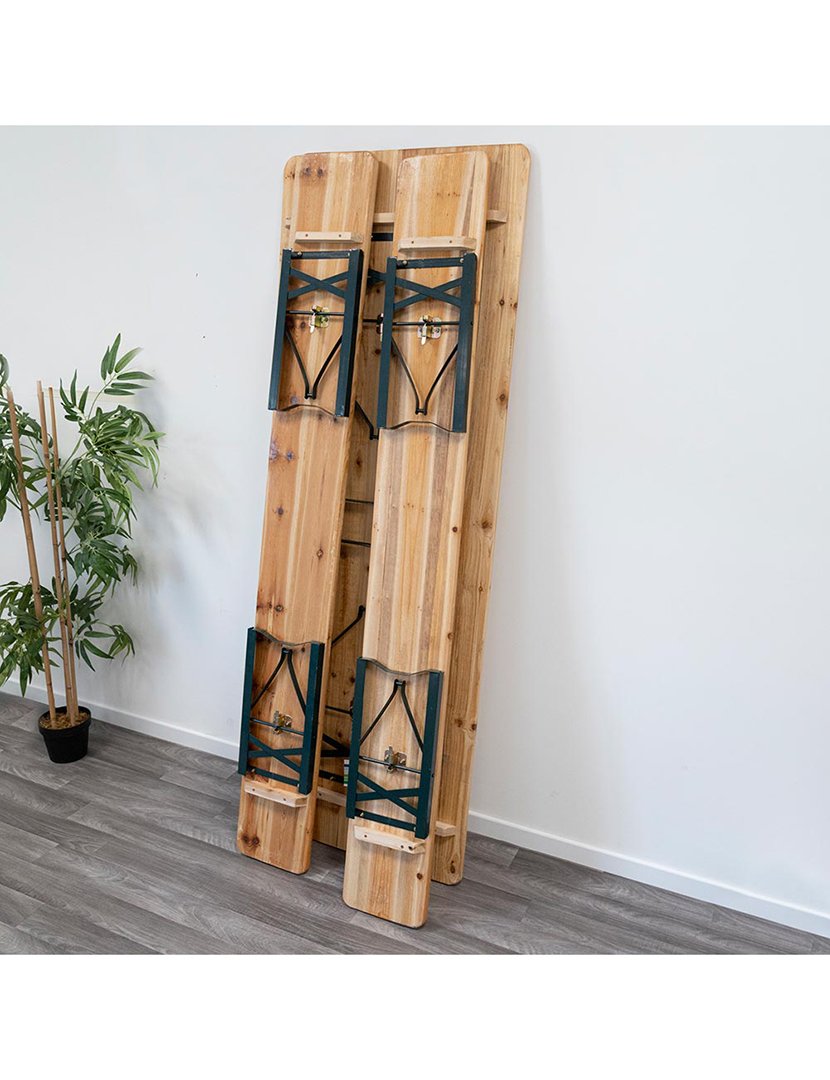 Mesa BEER com 2 Bancos 200x76cm