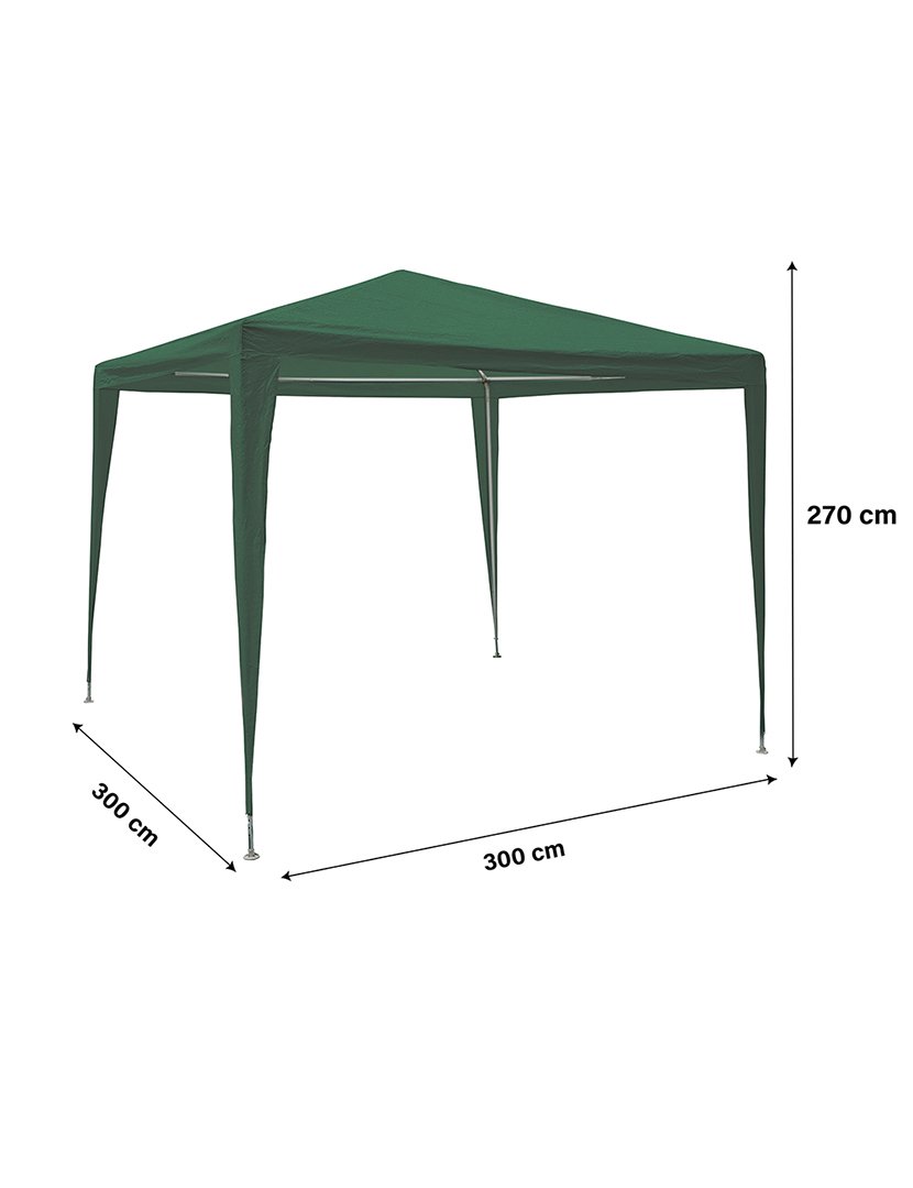 Gazebo TROPICO Verde 3m