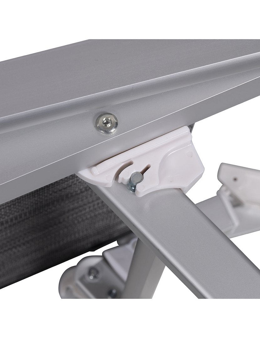 Espreguiçadeira RICCIONE Cinzento