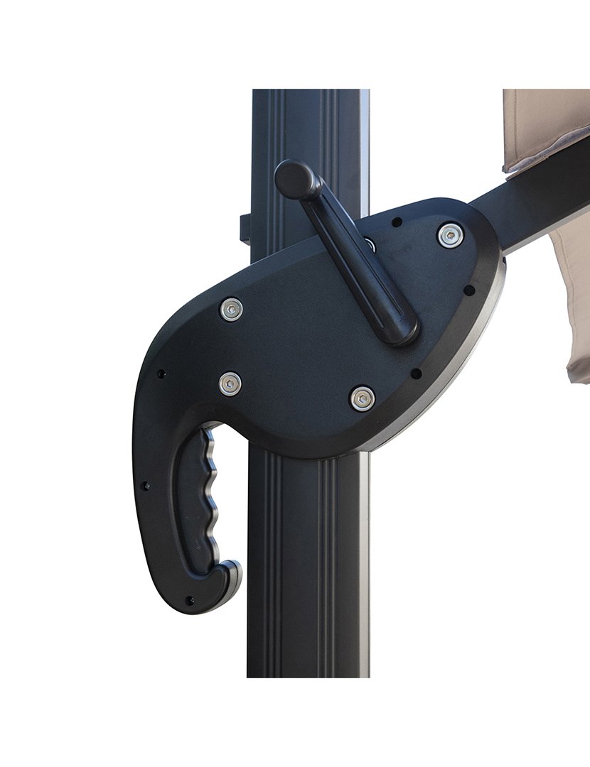 Chapéu de Jardim DELUXE Cinzento Claro 300x275cm