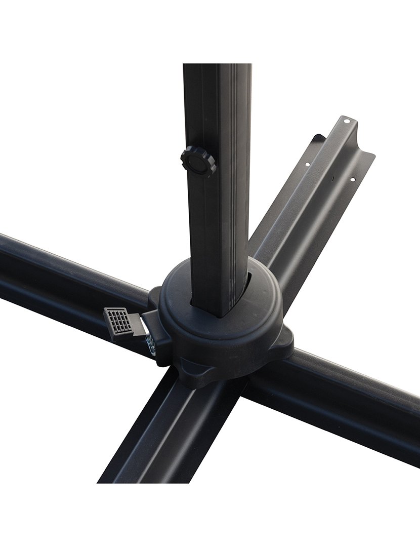 Chapéu de Jardim DELUXE Cinzento Claro 400x275cm