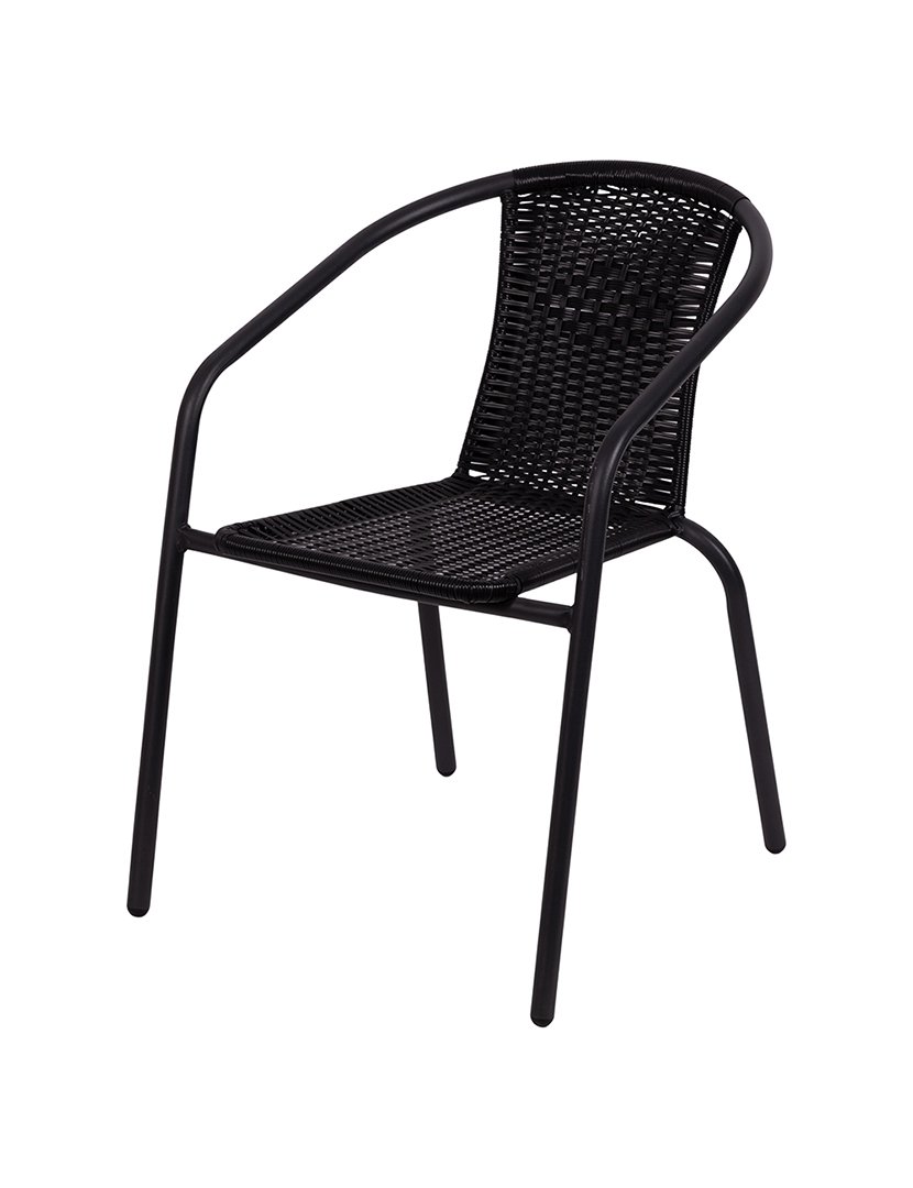 Cadeira Rattan Antracite