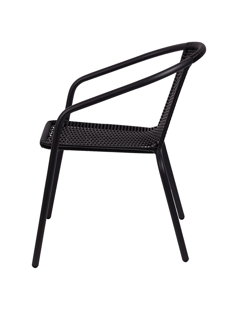 Cadeira Rattan Antracite