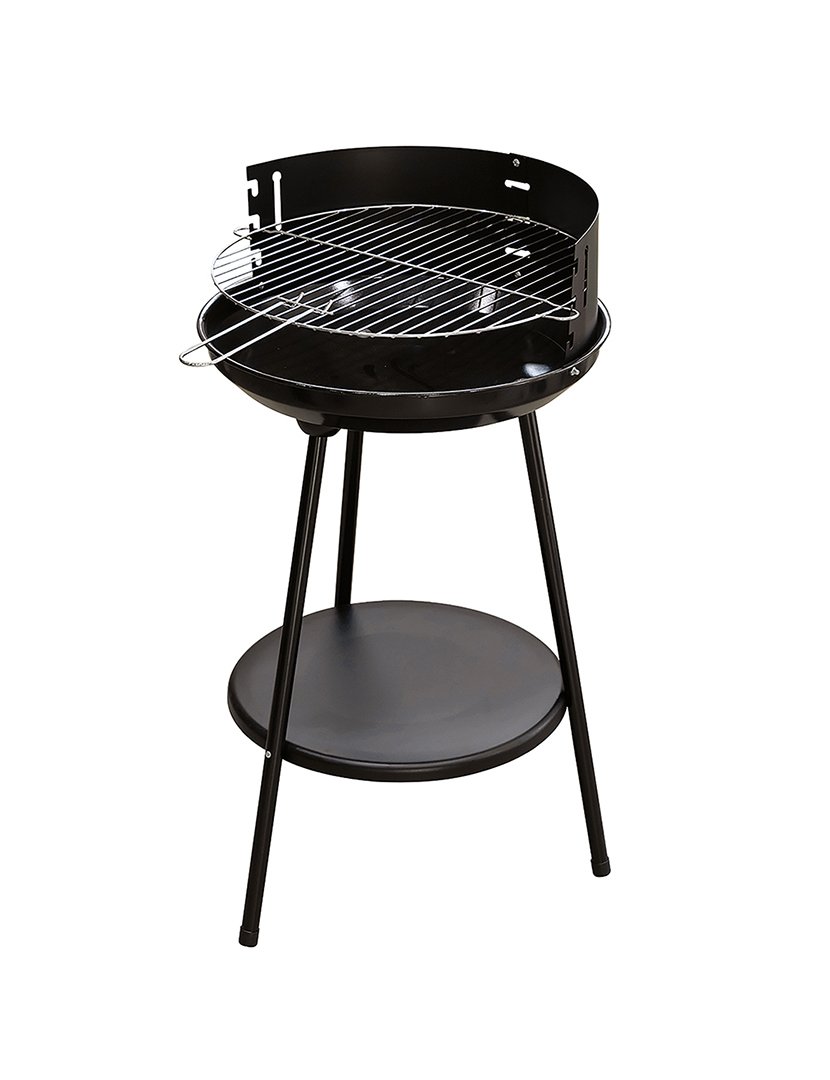 Barbacue Redondo Preto 42x77cm