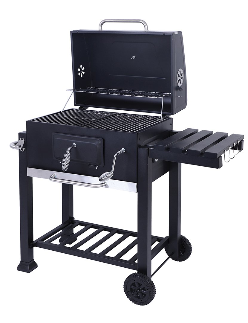 Barbacue Retangular DELUXE com Tampa 116x109cm