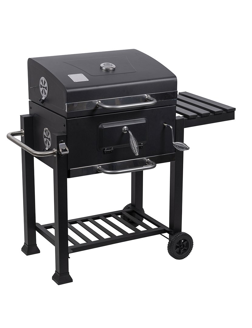 Barbacue Retangular DELUXE com Tampa 116x109cm