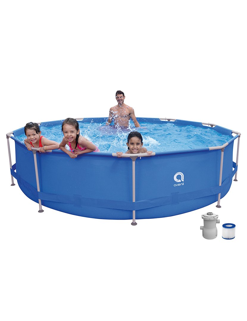 Piscina com Estrutura + Filtro 360x76cm