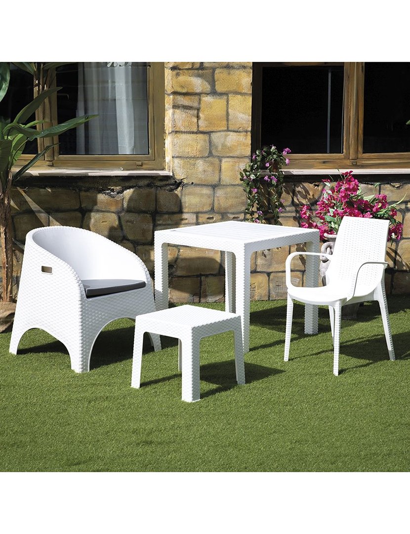 Poltrona de Jardim PACHA Branco