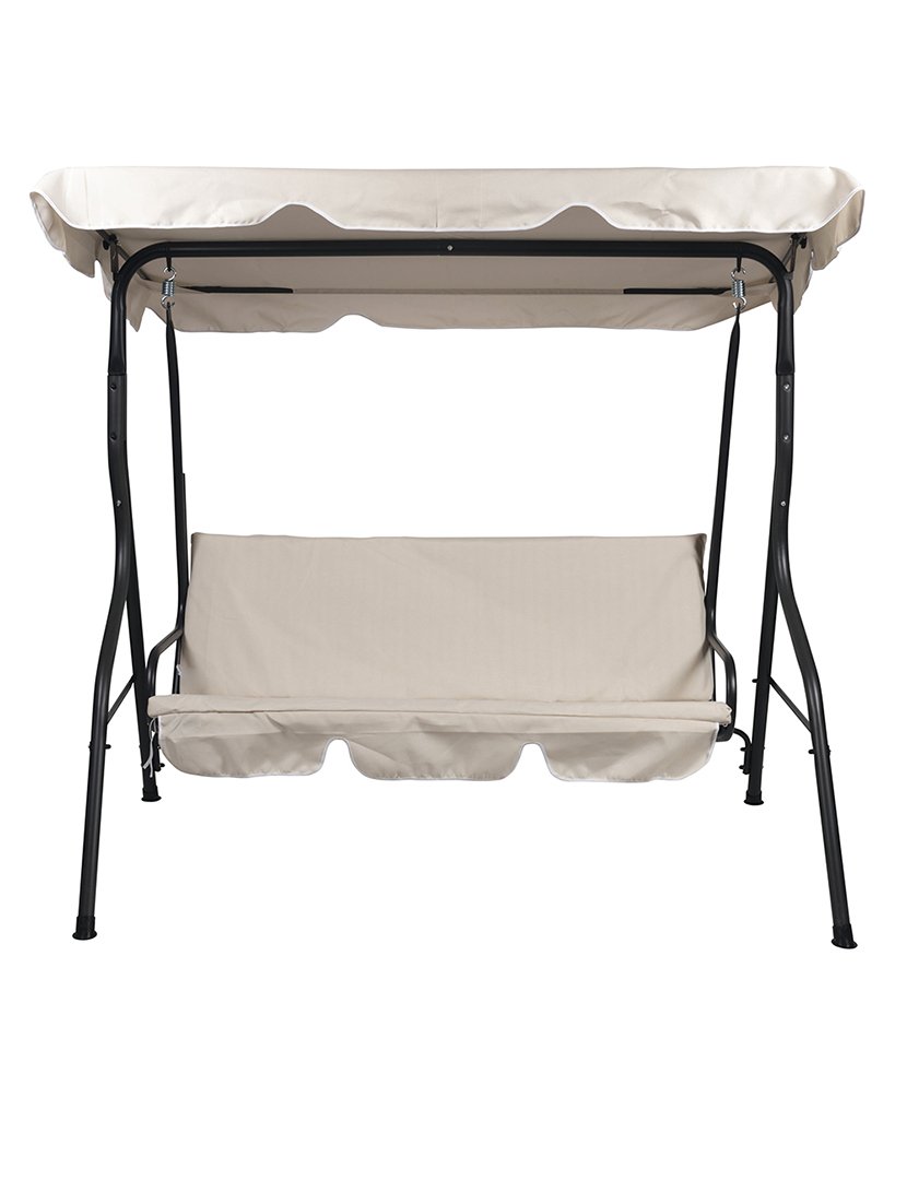 Baloiço de Jardim de 3 Lugares Ivory