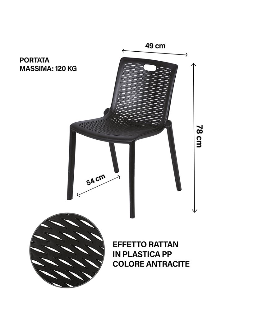 Cadeira MAGIC Antracite