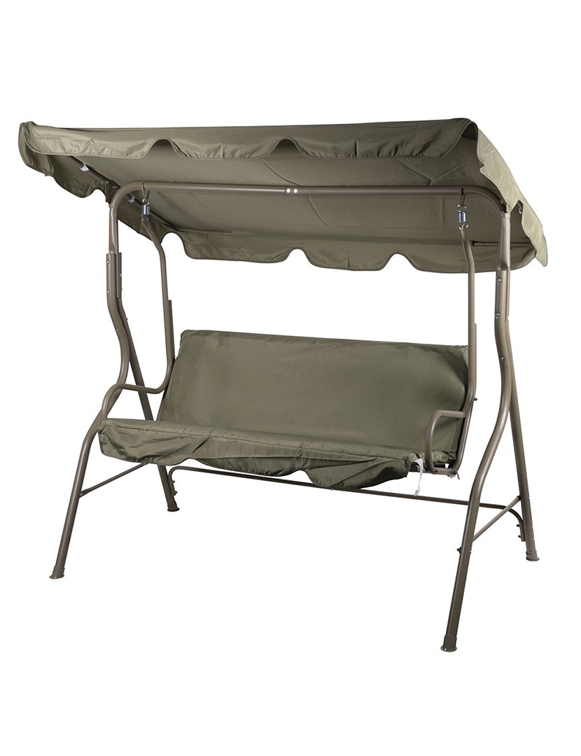 Baloiço de Jardim de 3 Lugares Verde