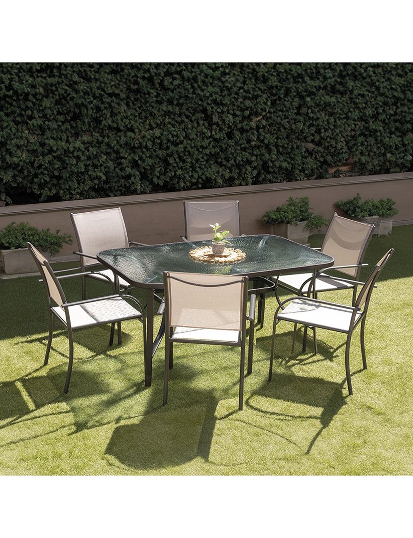 Cadeira AMANTEA Preto e Taupe