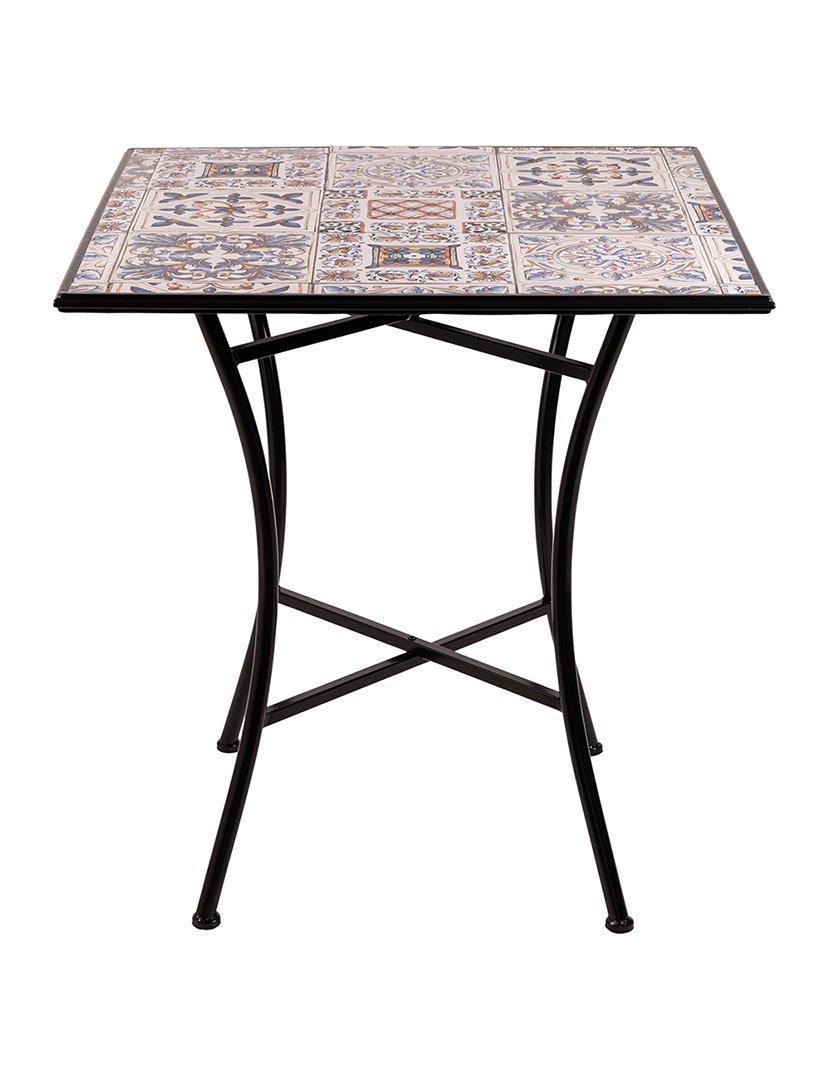 Mesa Quadrada TAORMINA Mosaico 70x75cm