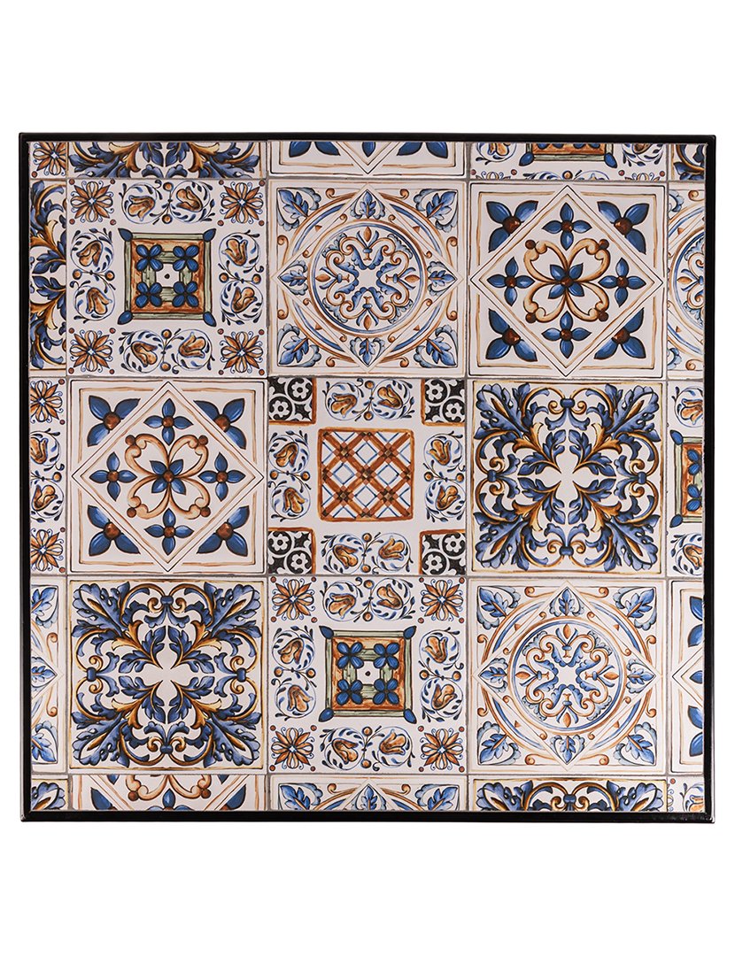 Mesa Quadrada TAORMINA Mosaico 70x75cm