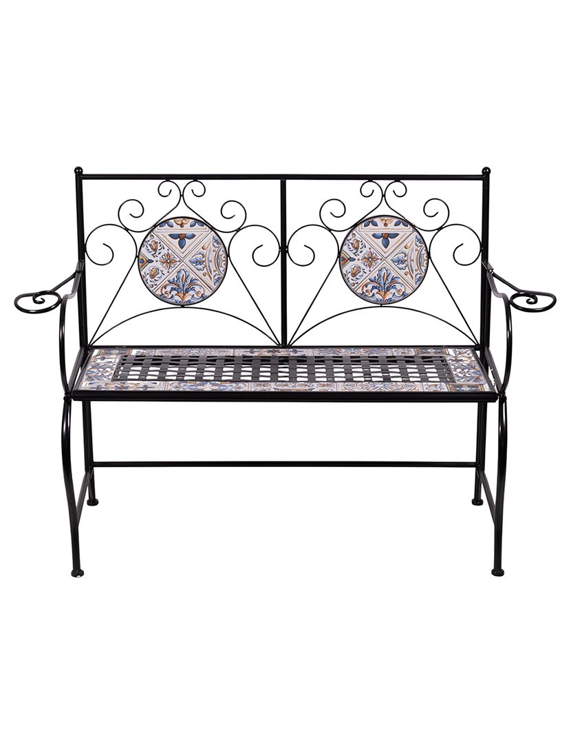 Banco de Jardim TAORMINA Mosaico de 2 Lugares