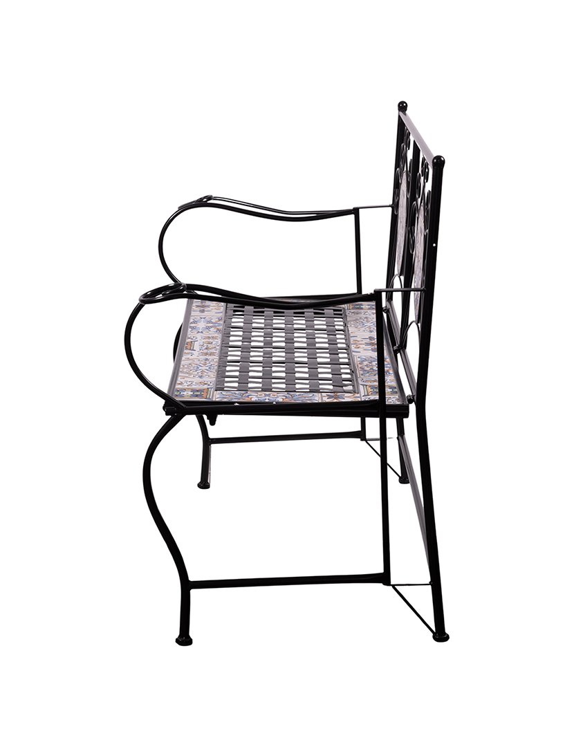 Banco de Jardim TAORMINA Mosaico de 2 Lugares