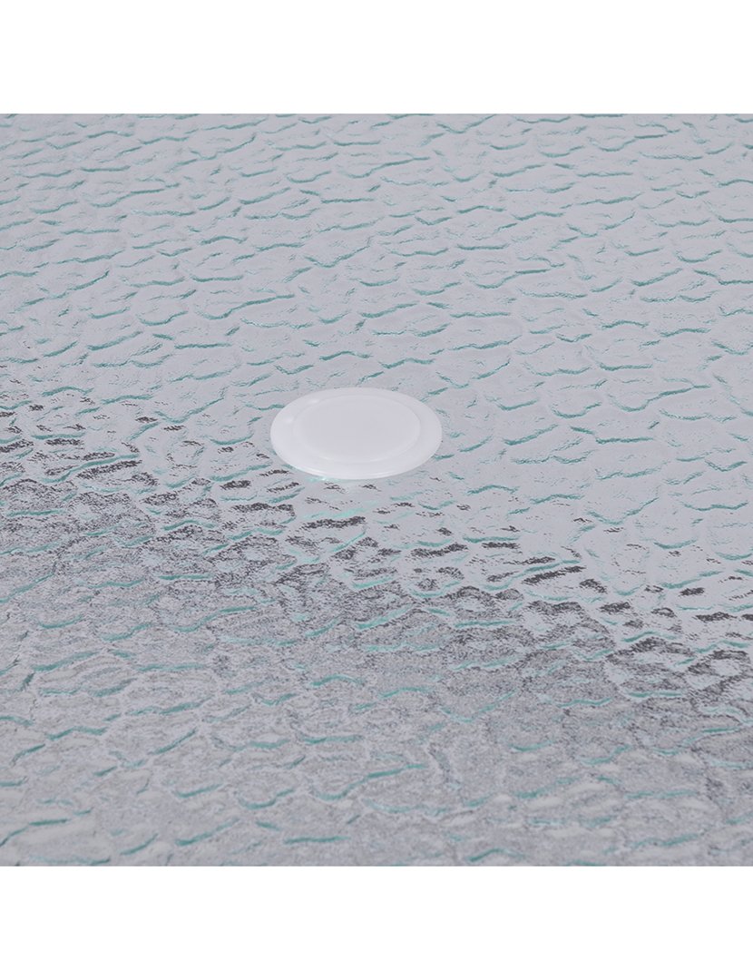 Mesa de Metal e Vidro Preto 96x70cm