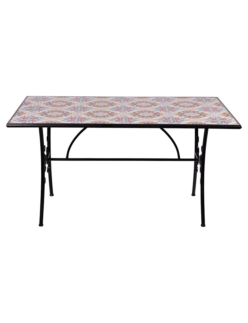Mesa Retangular VIETRI Mosaico 143x75cm