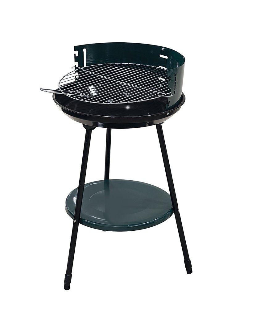 Barbacue Redondo Verde 42x77cm