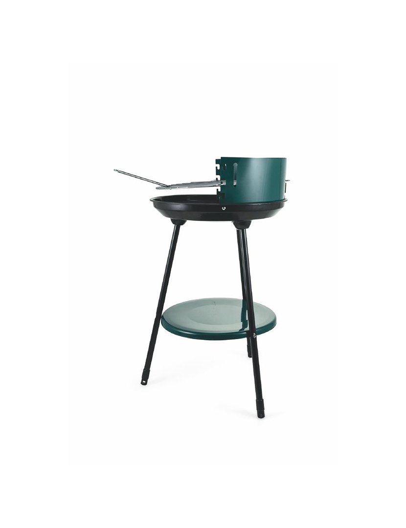 Barbacue Redondo Verde 42x77cm