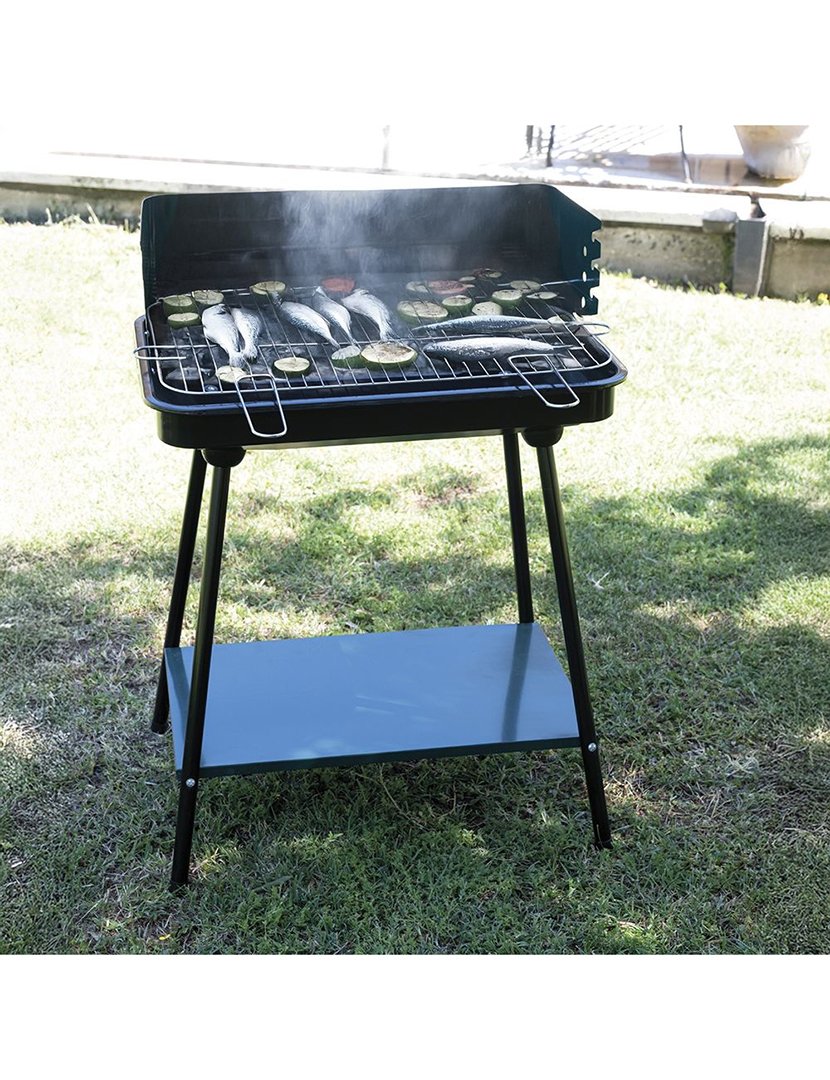 Barbacue Retangular Verde 58x38cm
