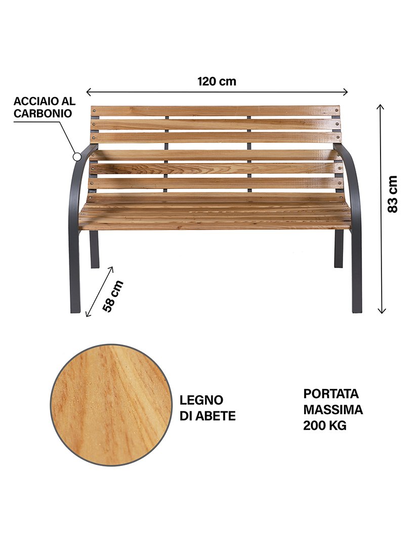 Banco de Jardim de Madeira