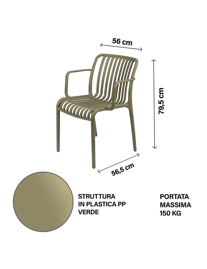 Cadeira PARIS Verde