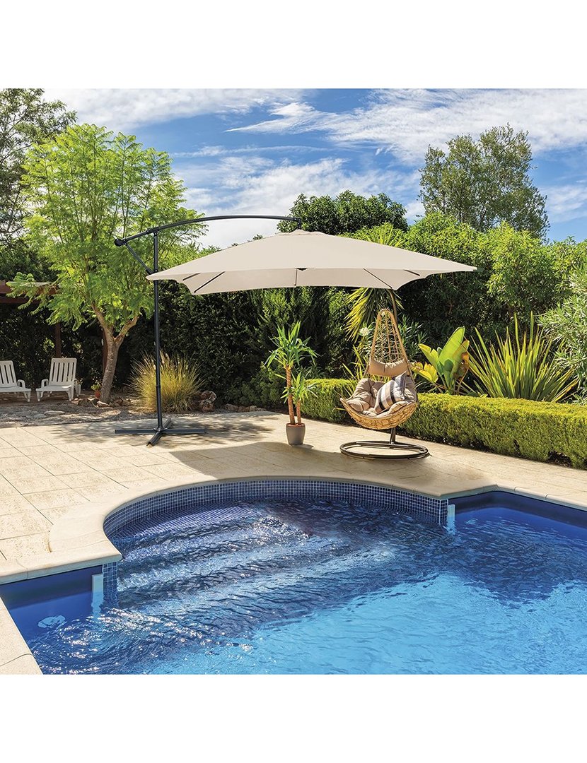 Chapéu de Jardim KIOS Taupe 300x200cm