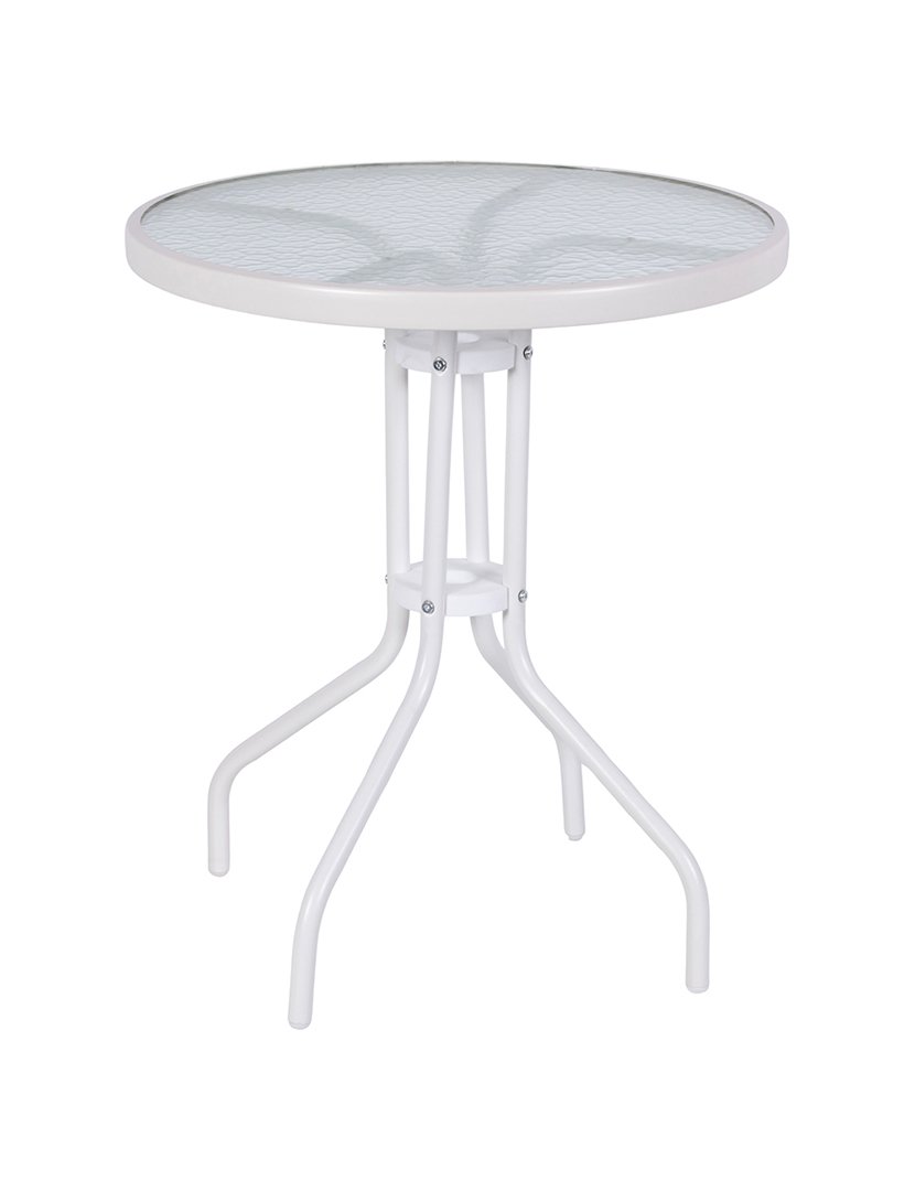 Mesa Redonda Branca 60x70cm