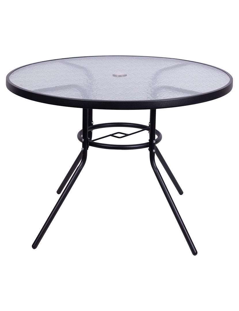 Mesa Redonda Antracite 100x70cm