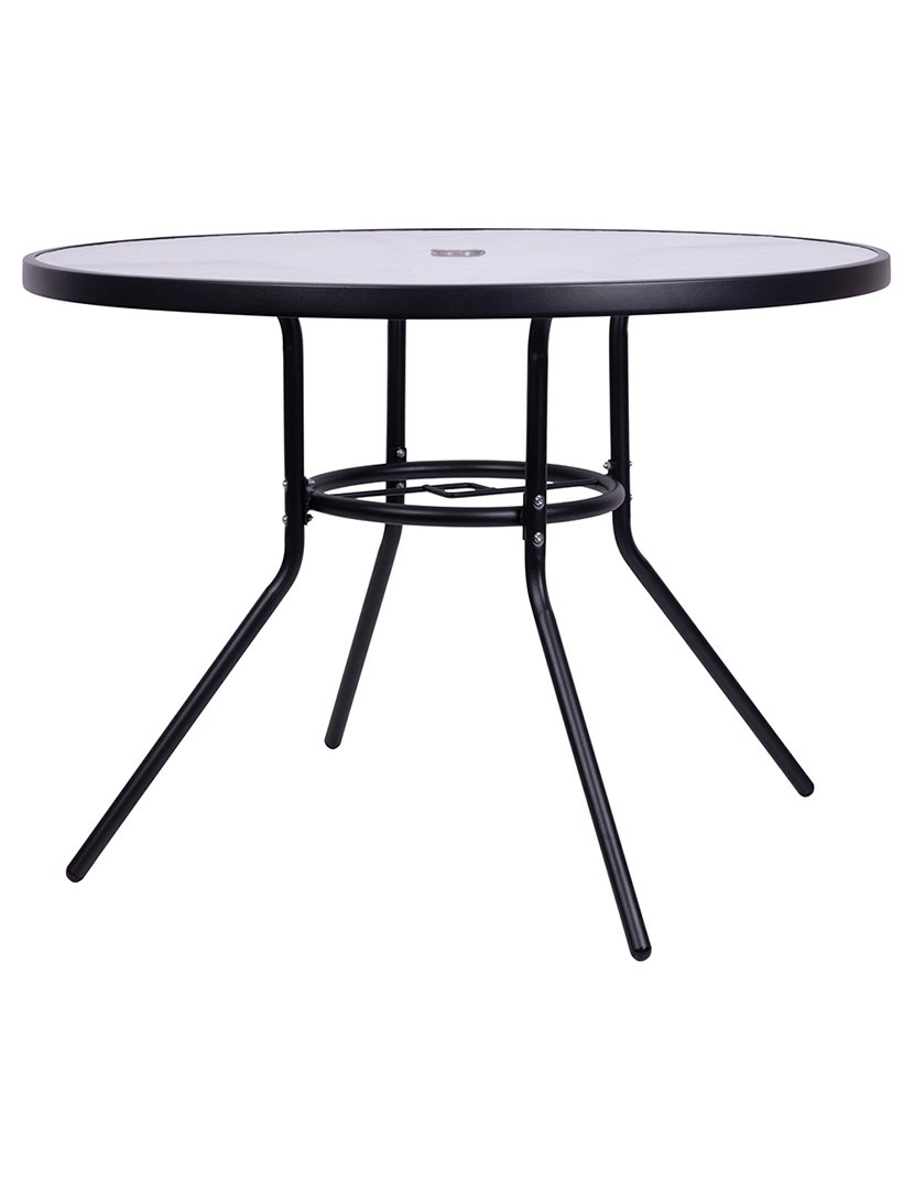 Mesa Redonda Antracite 100x70cm