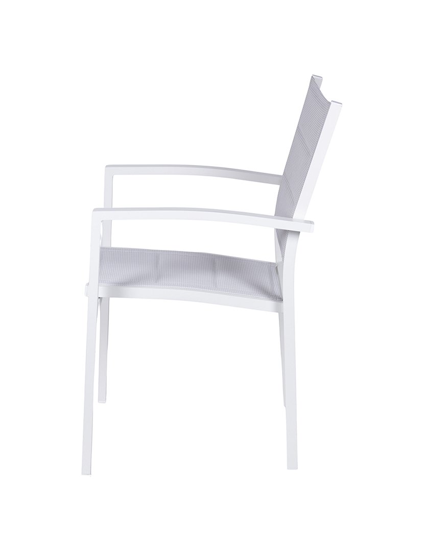 Cadeira TROPEA de Alumínio com Textura Branco