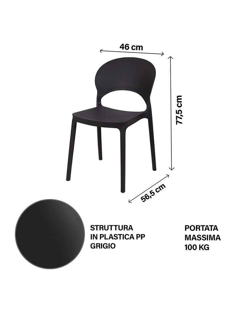 Cadeira AURORA Cinza