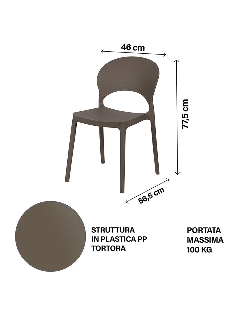 Cadeira AURORA Cinzento