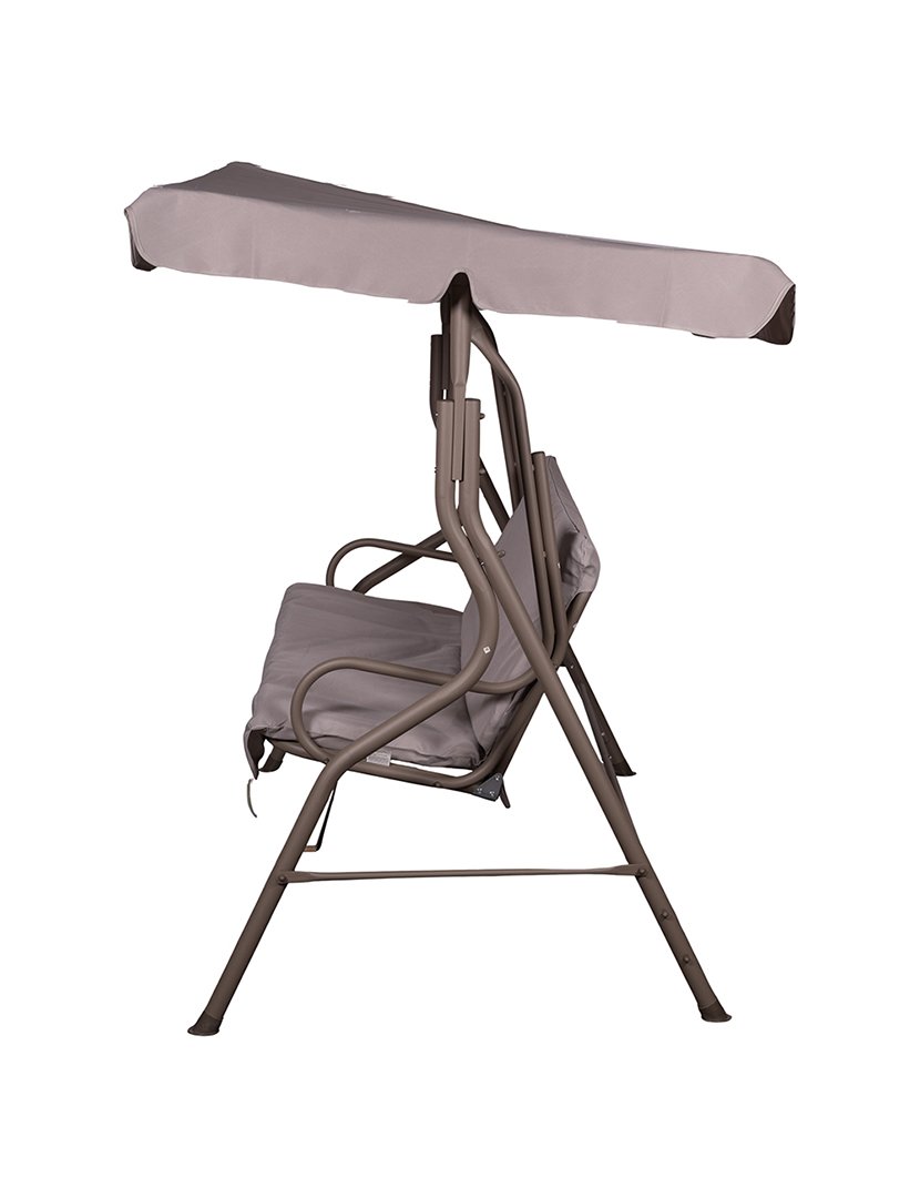 Baloiço de Jardim de 3 Lugares Taupe