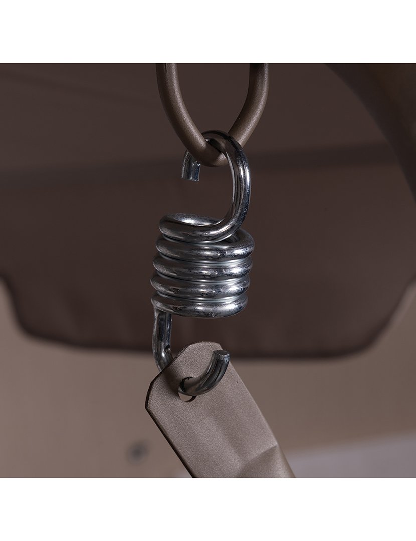 Baloiço de Jardim de 3 Lugares Taupe