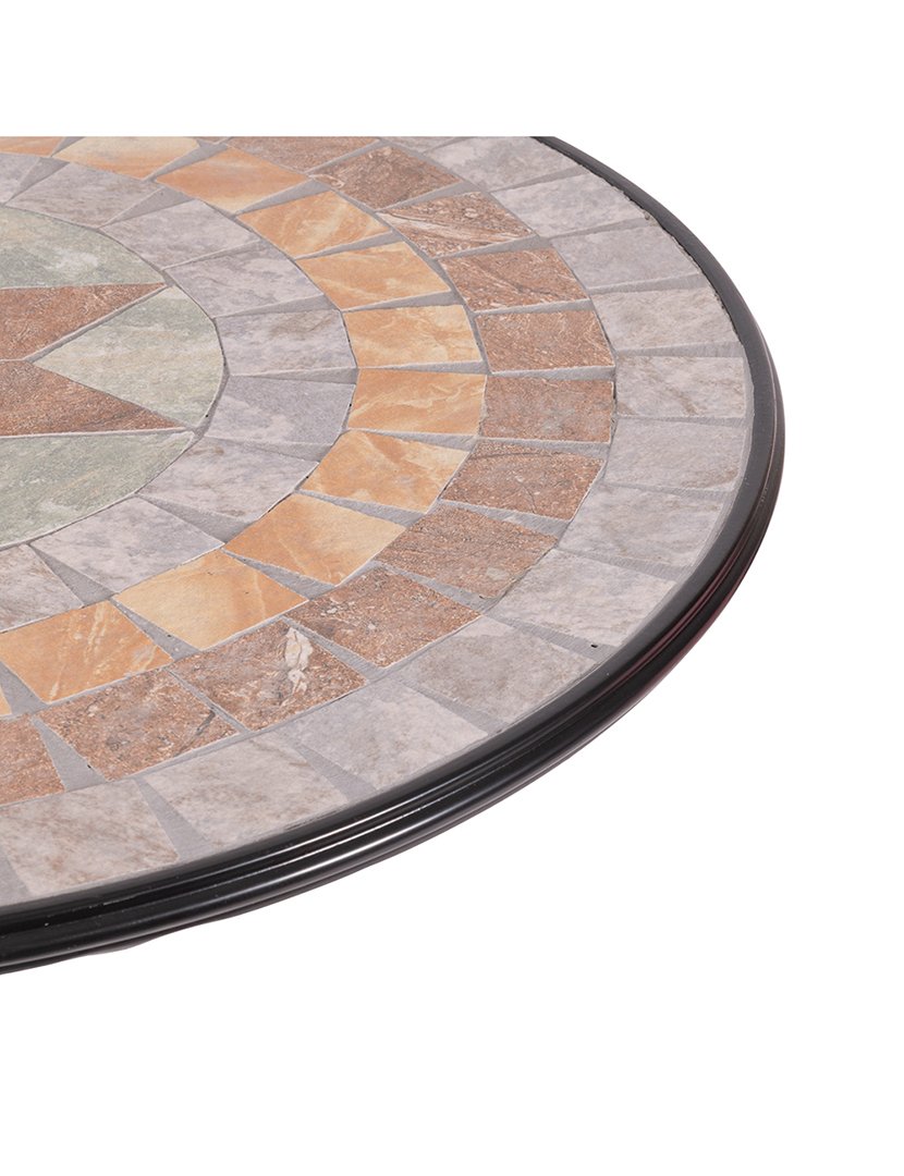 Mesa Redonda CIPRO Mosaico 70x75cm
