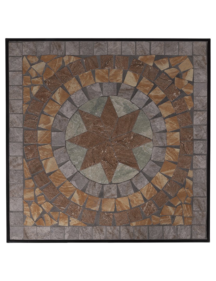 Mesa Quadradrada CIPRO Mosaico 70x75cm