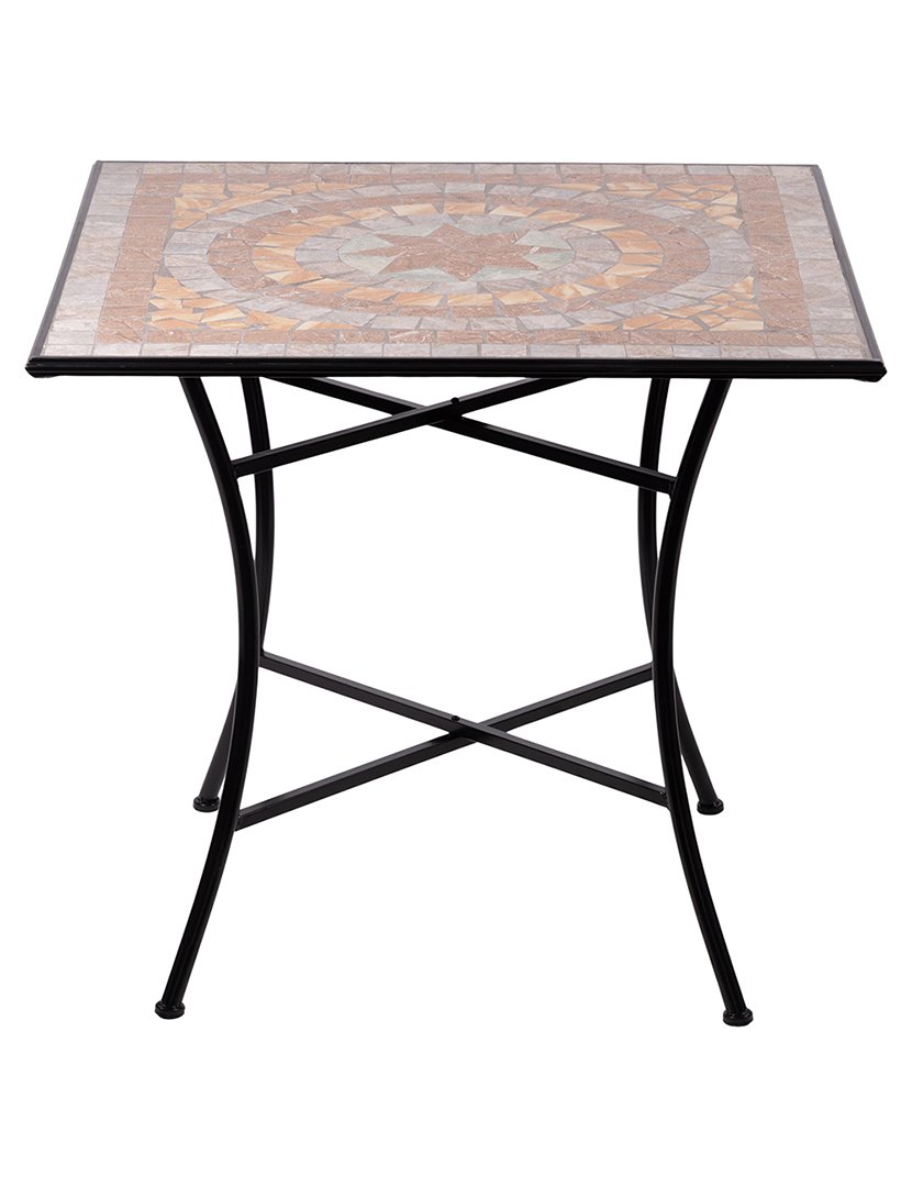 Mesa Quadradrada CIPRO Mosaico 83x75cm