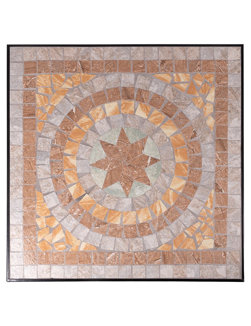 Mesa Quadradrada CIPRO Mosaico 83x75cm