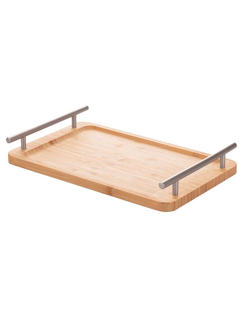 Tabuleiro Bamboo Silver 33x20 cm