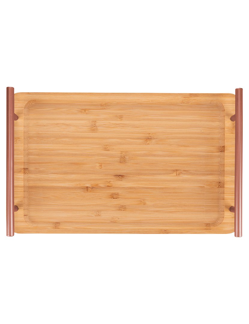 Tabuleiro Bamboo Rose Gold 33x20 cm