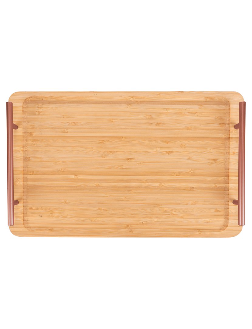 Tabuleiro Bamboo Rose Gold 40x25 cm