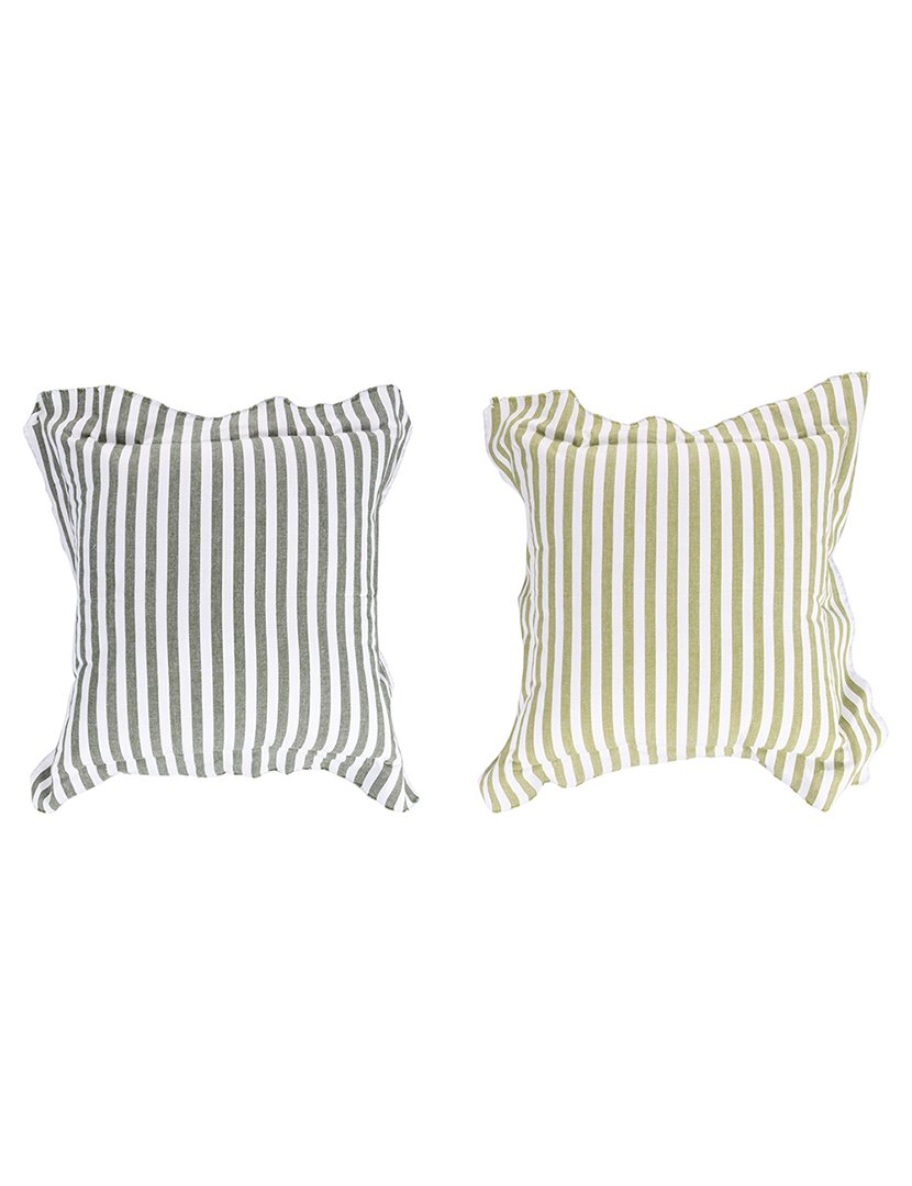 Conjunto 2 Almofadas Stripes Verde
